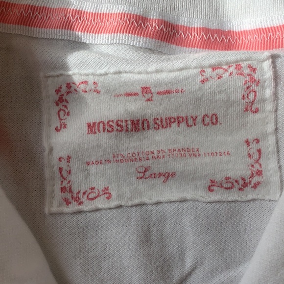 Target Mossimo Supply Co shrunken white polo - Picture 2 of 4